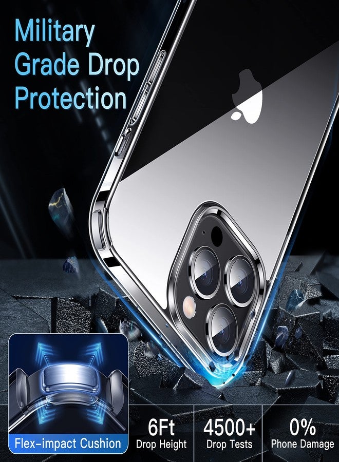 CASEKOO for iPhone 17 Pro Case, [Never Yellow Technology] [Mil-Grade Drop Protection] Translucent Slim Cover Women Men for iPhone 17 Pro Phone Case 6.3 inch, Frosted Black - Image 3