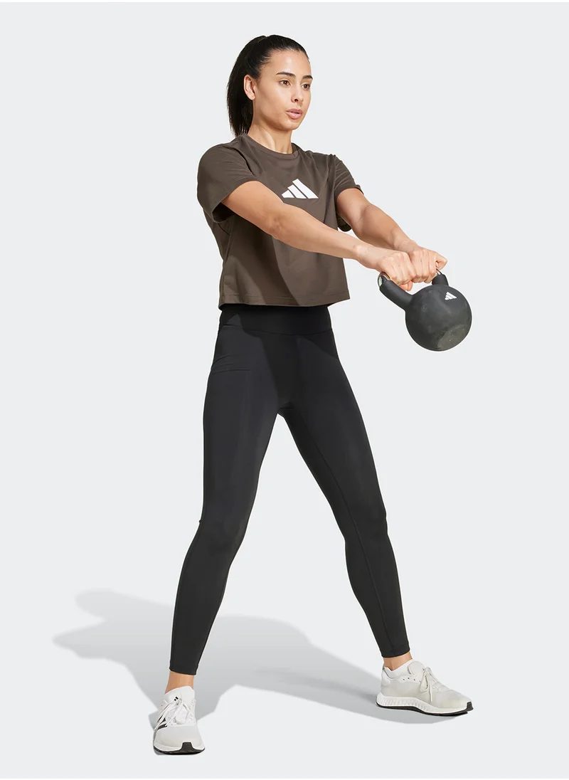 Adidas Essentail Big Performance Logo T-Shirt