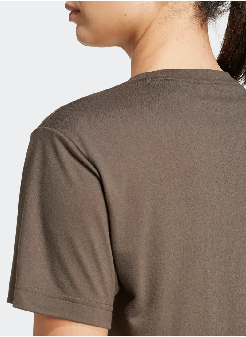 Adidas Essentail Big Performance Logo T-Shirt