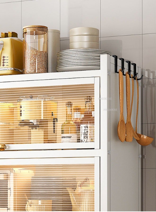 إن كي أكس خزانة منظمة قابلة للتكديس بمستويين مع أبواب - Image 5