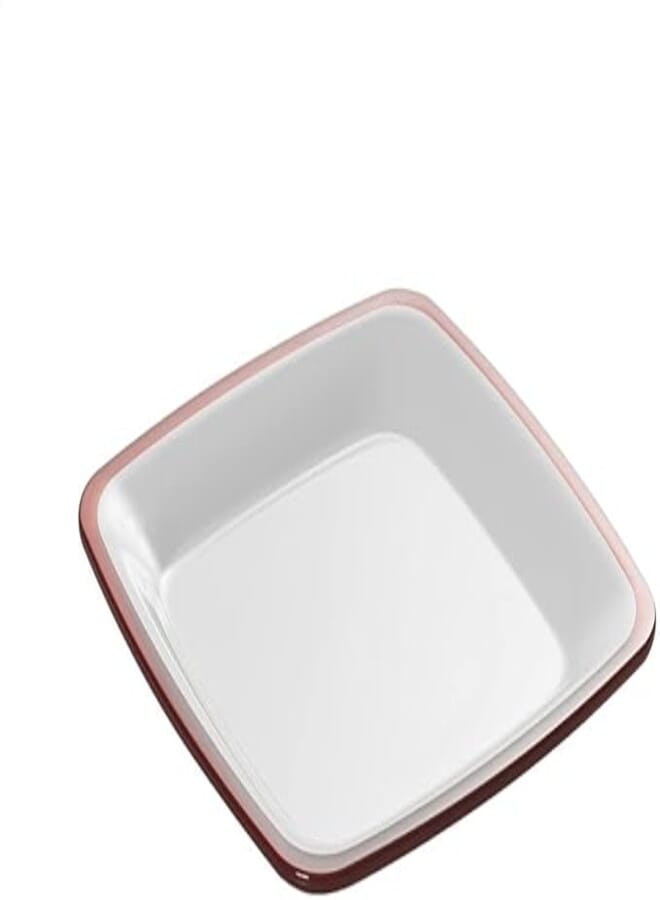لورين هوم تريندز طبق لورين هوم تريندز أومادا مربع مسطح أحمر 23 سم - M4523RR