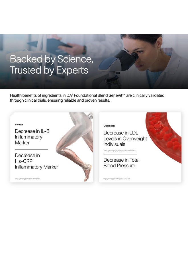 Decode Age Senolytic Activator SeneVit Blend of Fisetin, Apigenin For Immune Support | Healthy Ageing | Anti-Inflammatory | Cellular Health | Skin Health| Joint Health (30 Vegan Capsules), 100 grams - Image 5