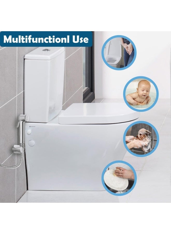 فيرست برو شطاف يدوي بدون ورق – بخاخ شطاف للمرحاض، رشاش حفاضات، منظف مناطق حساسة، قوي ومتعدد الاستخدامات - Image 4