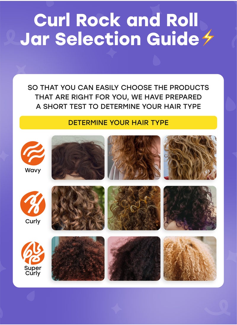 CURL ROCK AND ROLL - Curl Rock and Roll Scalp Scrub Shampoo for Hair - Cleanses and Volumizes - Paraben-Free, Sulfate-Free, 300 ml - Image 1