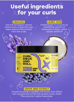 CURL ROCK AND ROLL Curl Rock and Roll Scalp Scrub Shampoo for Hair - Cleanses and Volumizes - Paraben-Free, Sulfate-Free, 300 ml  - Image 5