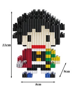 LELE BROTHER 650-Piece Demon Slayer Series Cartoon Bricks Set, Tomioka Giyuu Cartoon Figures Building Brick Toys Set, Mini 3D Block Building, Assembling Building Block Suitable for Boys and Girls Aged 6 and Up  - Image 3