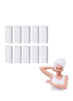 20 Pcs Empty Plastic Deodorant Container, 15ml 0.5 Oz Refillable Deodorant Containers Oval Lip Balm Tubes BPA-Free for Lip Balm Deodorant DIY (White)
