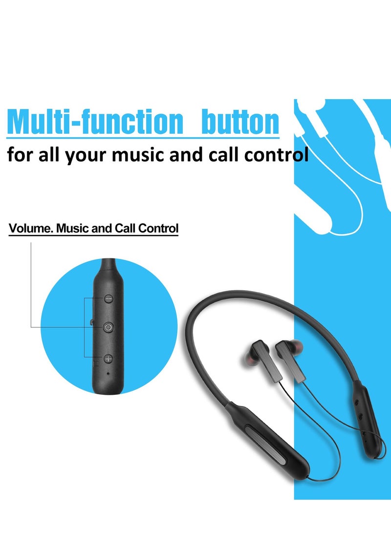 GULFLINK Wireless Neckband Earphone Grey - Image 2
