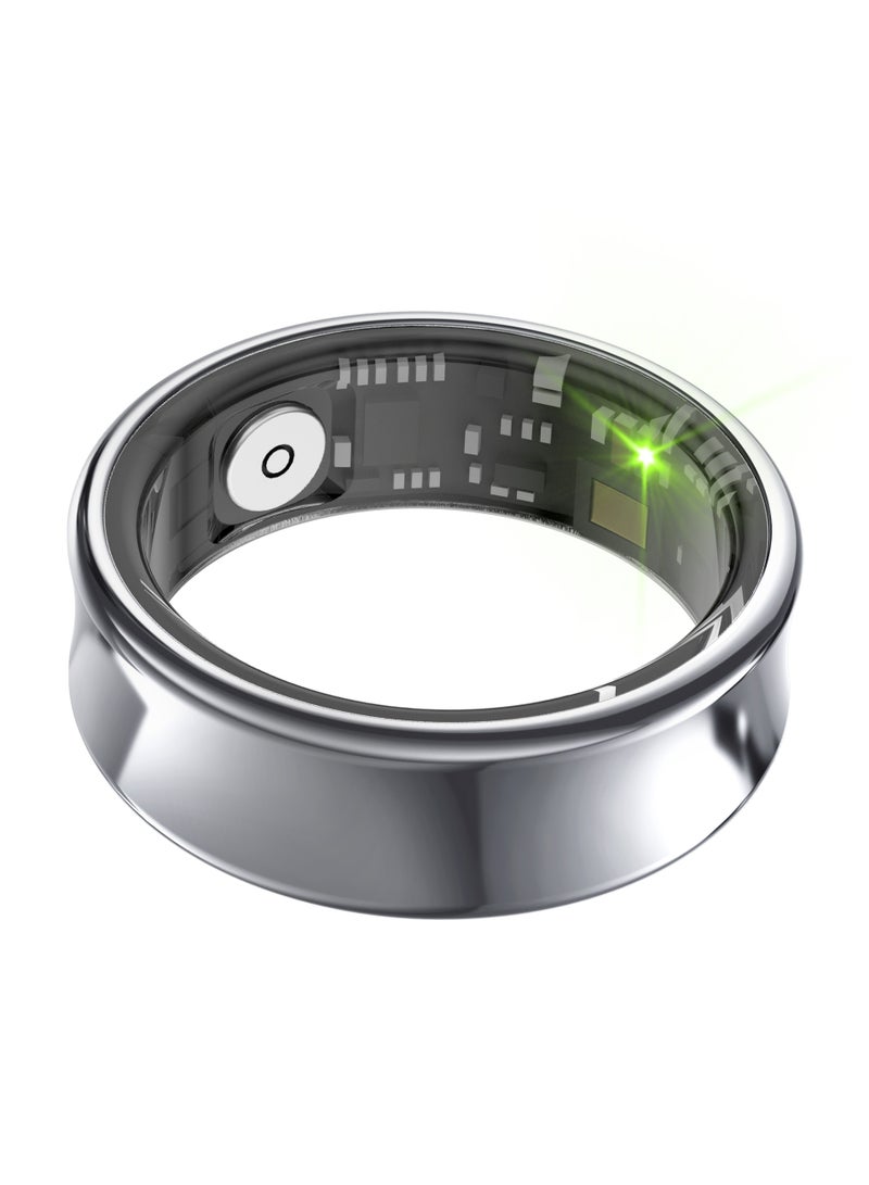general Smart Ring SR05 for Heart Rate BlodOxygen Sleep Monitoring all Weather Motion Calculation 24-hour Health Monitoring Protect Your Health Grey No.18 - Image 5