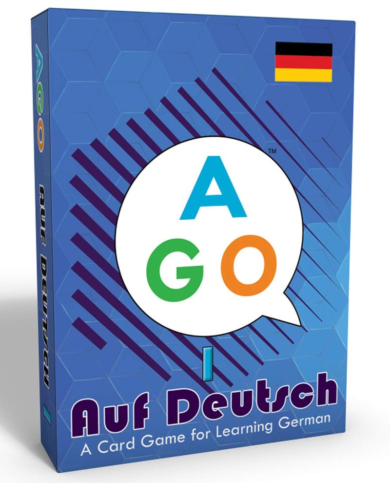 AGO Auf Deutsch Card Game for Beginners Learning German Practice German Conversation While Playing a Fun Card Game - Image 4