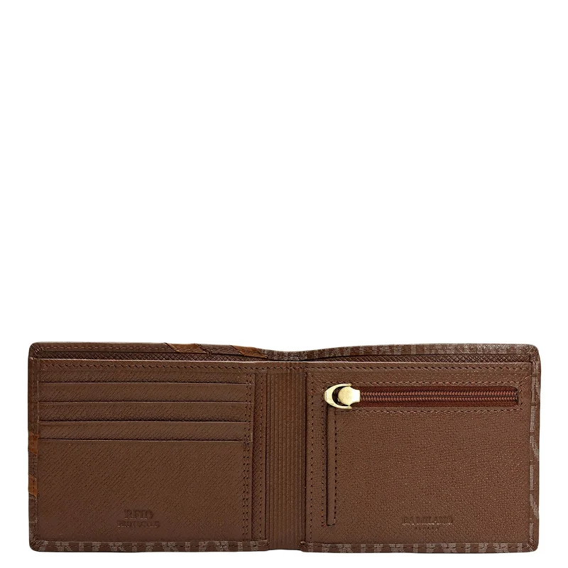 دا ميلانو Date Bifold Leather Mens Wallet