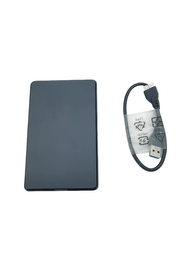 Black 2.5 Inch USB 3.0 to SATA External Hard Drive Enclosure 5Gbps HDD SSD Case - Image 1