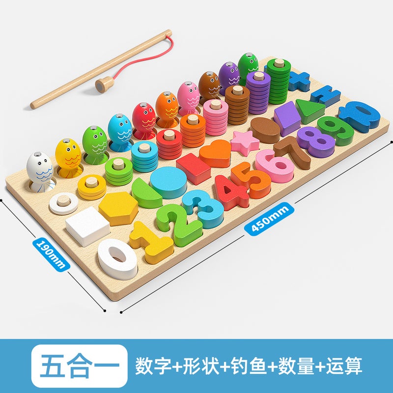Montessori Wooden Shape Matching Puzzle Board – Educational Toy for Babies & Toddlers 0-3 Years
