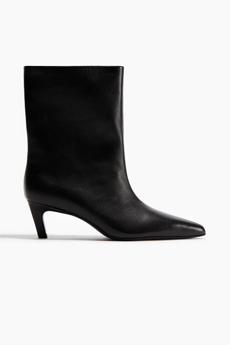 H&M Leather ankle boots