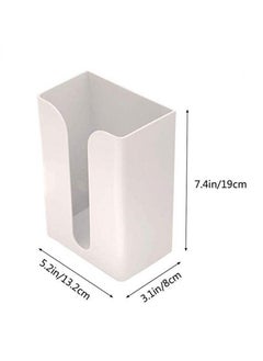 Alissa 2 Pieces Portable Toilet Tissue Dispenser Tissue Boxes Tissue Paper Holder Wall Mounted Storage Box for Living Room Bathroom Kitchen Toilet and Office Room Apricot  - Image 4