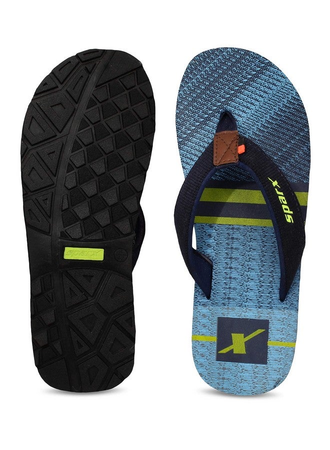 Sparx Mens Sf0049G N. Blue Fl. Green Flip-Flops - 10 UK (Sf0049G) - Image 5