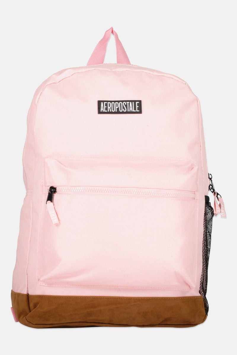 Aeropostale Women Brand Logo Field Backpack ll 32 L x 44 H x 13 W cm, Pink - Image 1