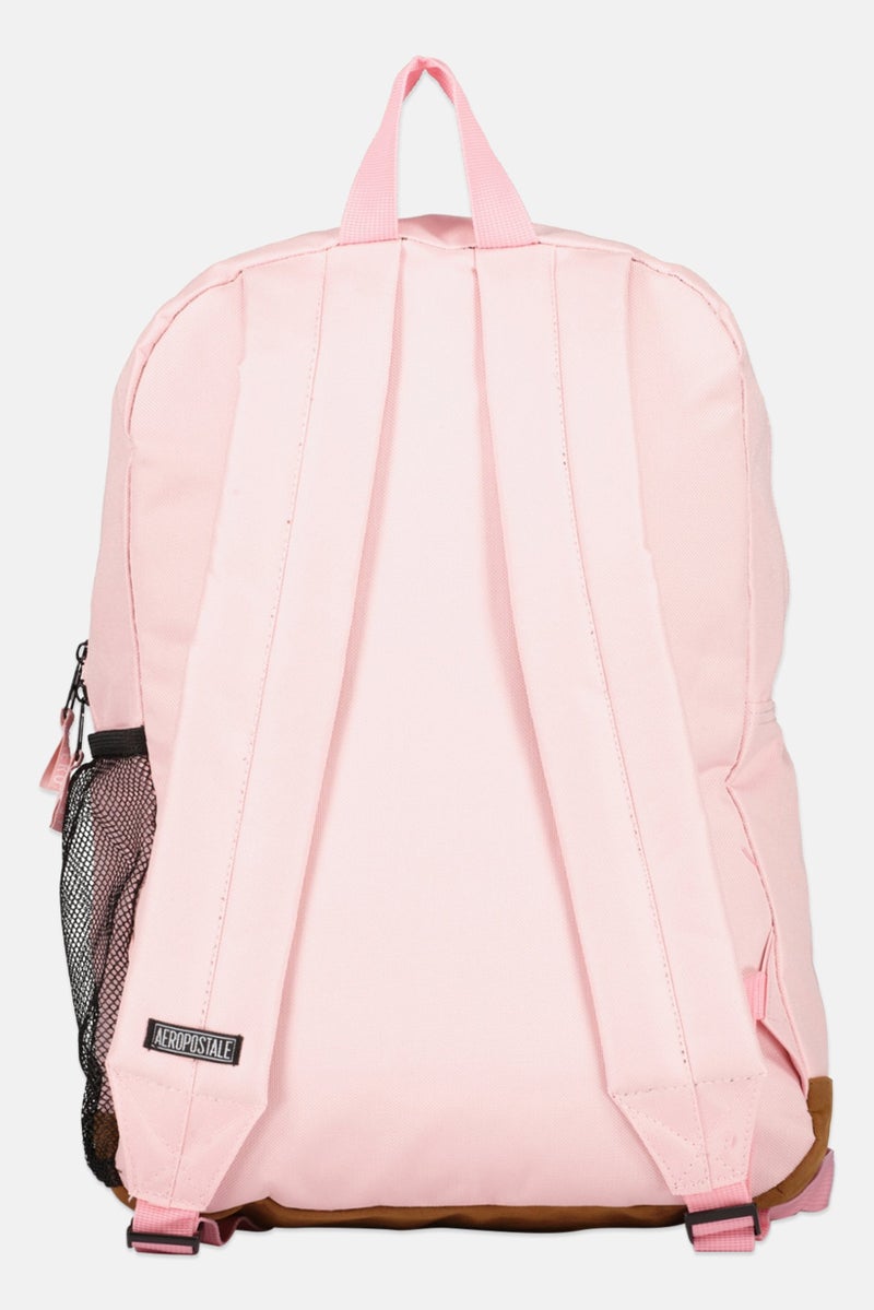 Aeropostale Women Brand Logo Field Backpack ll 32 L x 44 H x 13 W cm, Pink - Image 3
