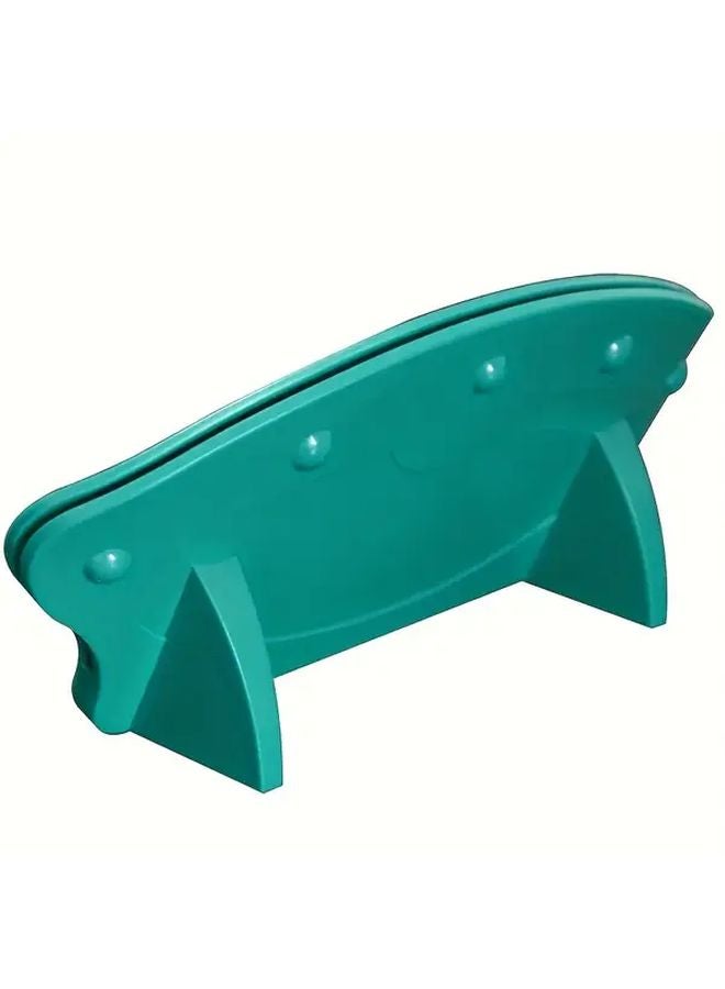 Green Plastic Hands Free Playing Card Holder Rack Stand For Card Games - Image 1