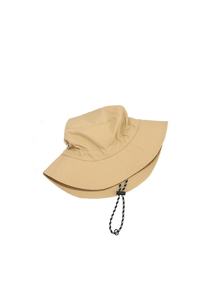 Goolsky Solid Color Waterproof Bucket Hat Unisex Foldable Sun Hat With Storage Bag On The Reverse Side Outdoor Hiking Fishing Boonie Hats For Women Men  - Image 3