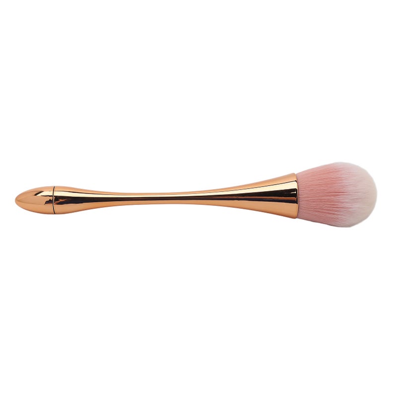 Nail Dust Cleaning Brush Soft Art Powder Removal Manicure DIY Tool for Makeup Beauty Rose Gold - Image 2