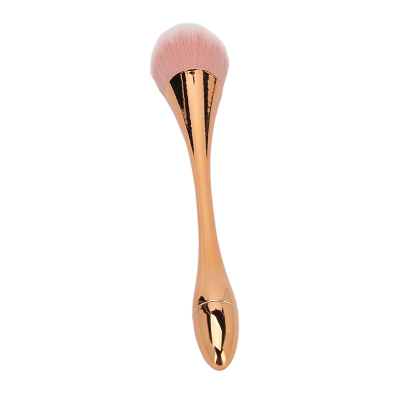 Nail Dust Cleaning Brush Soft Art Powder Removal Manicure DIY Tool for Makeup Beauty Rose Gold - Image 5