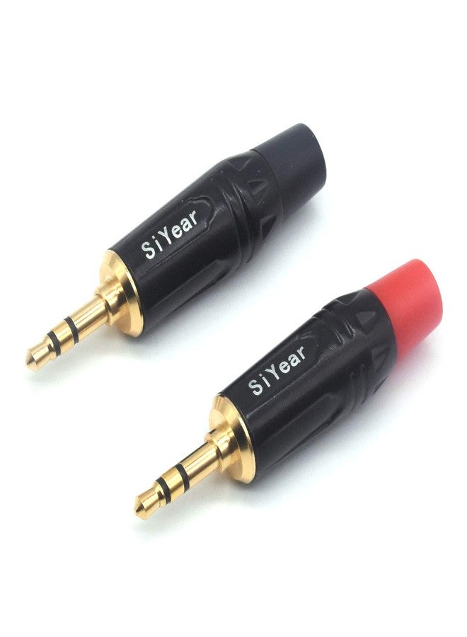 SiYear 3-Pole 3.5mm Stereo Headphone Jack Male Plug Repair Replacement Solder Adapter, 3.5mm (1/8inch) Solder Type DIY Audio Cable Connector(2PACK) - Image 4