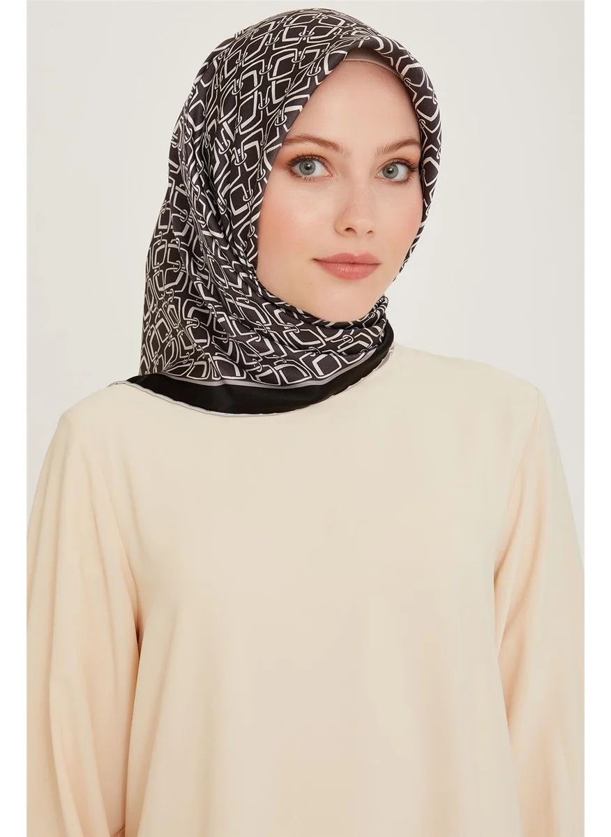 ARMINE Classic Patterned Sura Pure Silk Scarf 9248D 80 05