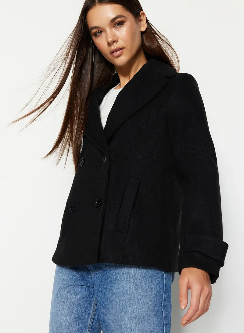 trendyol Button Detail Coat