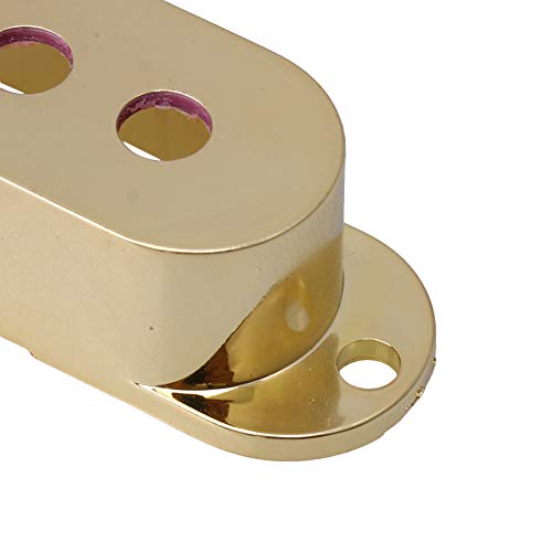 Lovermusic Golden Guitars Single Coil Pickup Cover String Spacing 48/50/52mm & 1V2T Knob Switch for Electric Guitars - Image 4