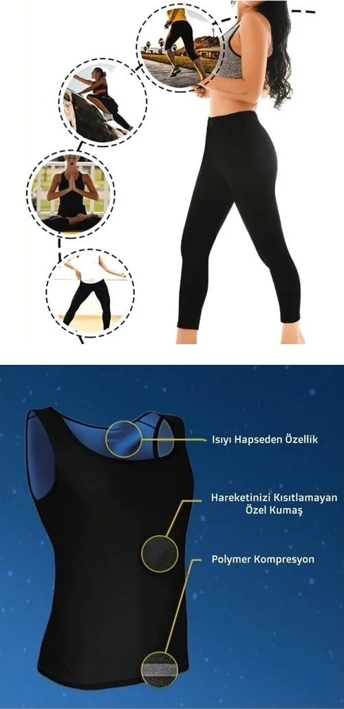 بروايثالات Thermal Sauna Tights + Athlete Set ( M ) Neotex Sweating Set