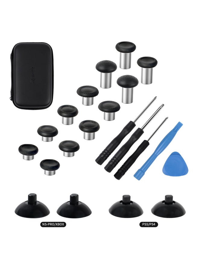 عام PS5/PS4 Special Handle Rocker Replacement Cap NS Pro/Xbox One Repair Accessories Rocker Cap Combination-Product Color:White - Image 3