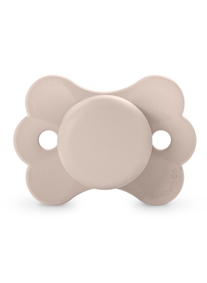 SUAVINEX سكس برو مصاصة على شكل فراشة فائقة النعومة للأطفال من 0-6 أشهر بحلمة سيليكونية حلمة فسيولوجية آمنة للطفل - وردي - Image 1