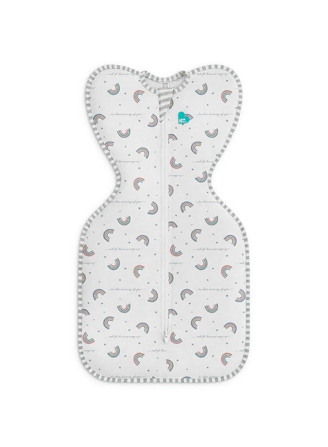 Love to Dream Swaddle UP, Baby Sleep Sack, Self-Soothing Swaddles for Newborns, Get Longer Sleep, Snug Fit Helps Calm Startle Reflex, New Born Essentials for Baby, 1.0 TOG, 5-8.5 lbs, Rainbow Dream - Image 1