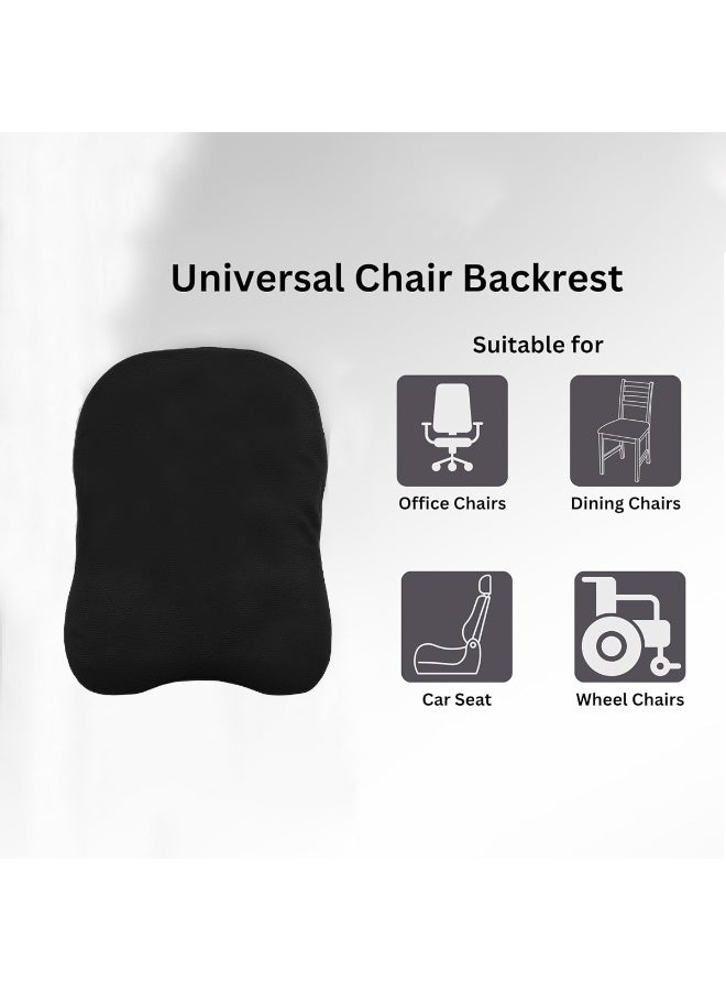 3 اكس ار وسادة سفر 3XR من إسفنج الذاكرة 3808، وسادة مريحة لدعم الرأس والرقبة والكتفين للسيارة والمكتب والطائرة والمنزل، لتخفيف الضغط، غطاء قابل للتهوية، ملاءمة عالمية، تصميم قابل للإزالة والغسل - Image 3