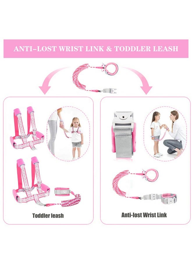 WSZCML Toddler Leash -Anti Lost Wrist Link for Toddlers -Toddler Harness with Lock for Kids,Baby Leash,Leash for Toddlers,Wrist Leashes,Child Leashes for Toddlers,Upgrade with Reflective Tape Liner for Kids - Image 2