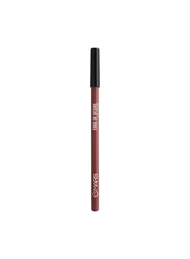 MARS Matte Lip Liner | One Swipe Smooth Application | Long Lasting Lip Pencil (1.4gm) (04-SCANDALOUS BROWN) - Image 2