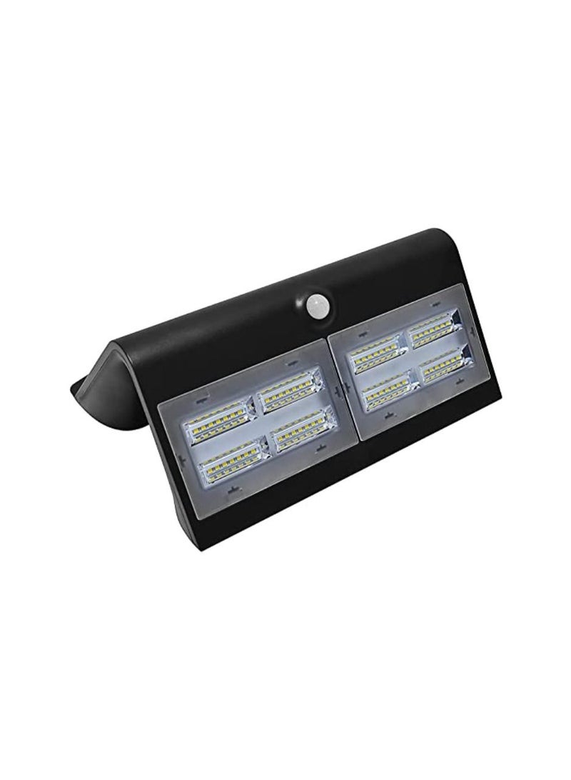Solar Light Wall Light 6.8W 56 LED Solar Powered Motion Sensor Lights Outdoor Waterproof Night Light For Garden Patio Yard Deck Garage Warm White 3000K Black Body - Image 2