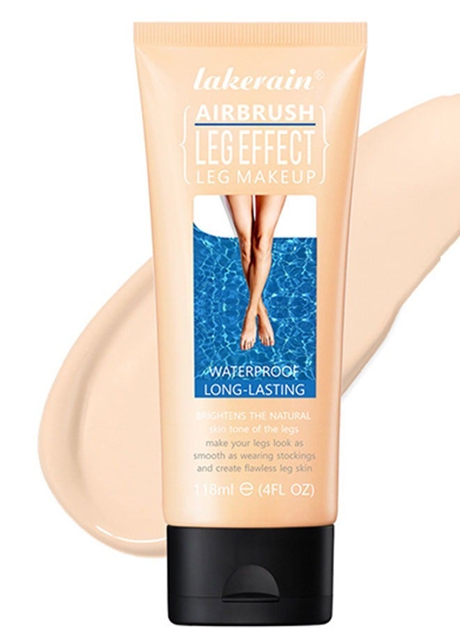 lakerain Leg Makeup Foundation,Waterproof, For Tattoo Cover Up, Long Last, Body Makeup Foundation, 118ml, #1 - Image 2