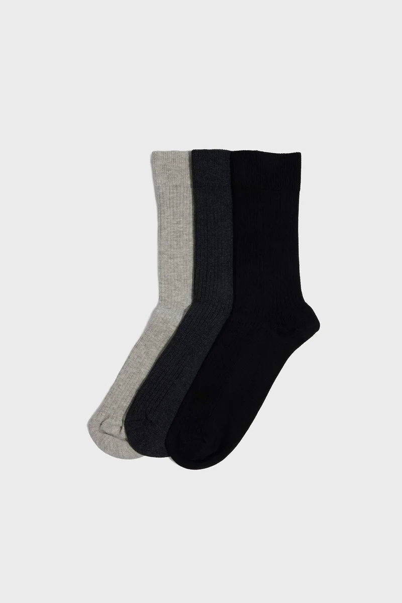 ديفاكتو Man 3 Piece Cotton Long Socks