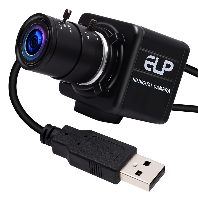 ELP Low Illumination USB Camera HD Manual Zoom 4mm Lens PC Camera for Computer Mini UVC USB20 Webcam 001lux Industrial USB with Camera 960P AR0130 USB Security Camera for Laptop