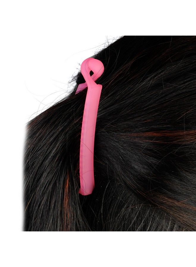 ACCESSHER Acrylic Material Daily And Casual Wear Banana Clips/Hair Clips/Claw Clips With Tight Grip Pack Of 12 In Shiny 12 Colours For Women And Girls - Image 5