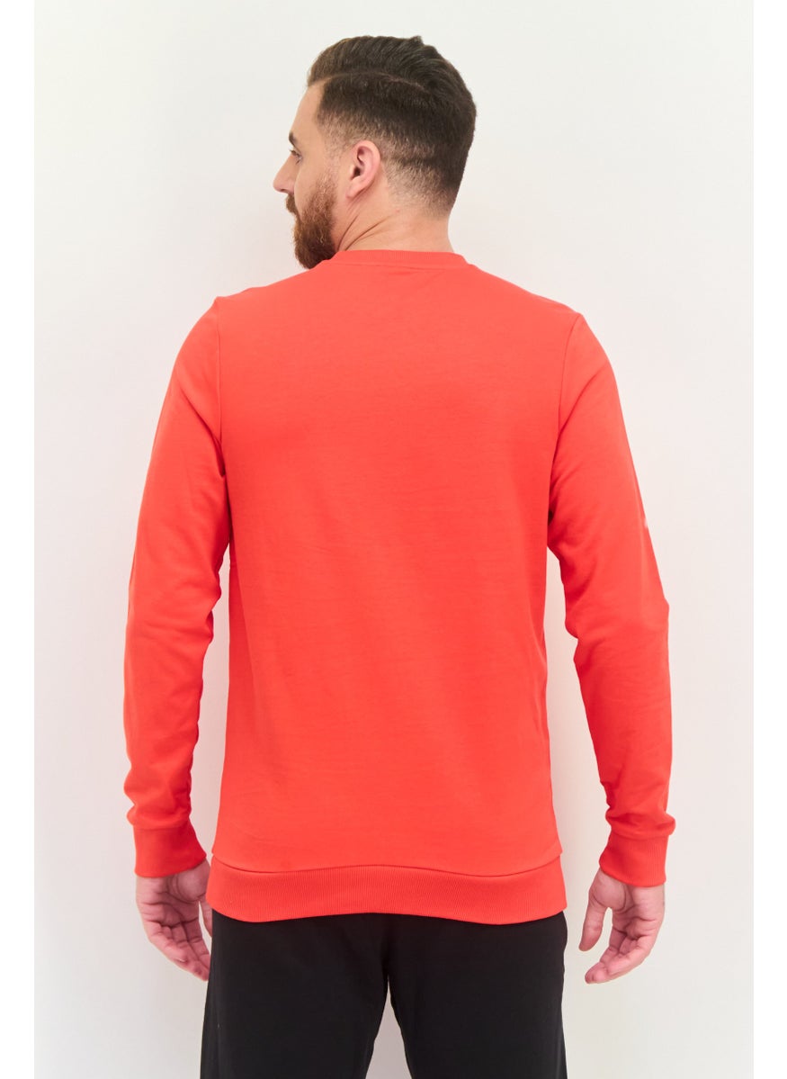 PUMA Men Slim Fit Long Sleeves Outdoor Sweatshirt, Red  - Image 2