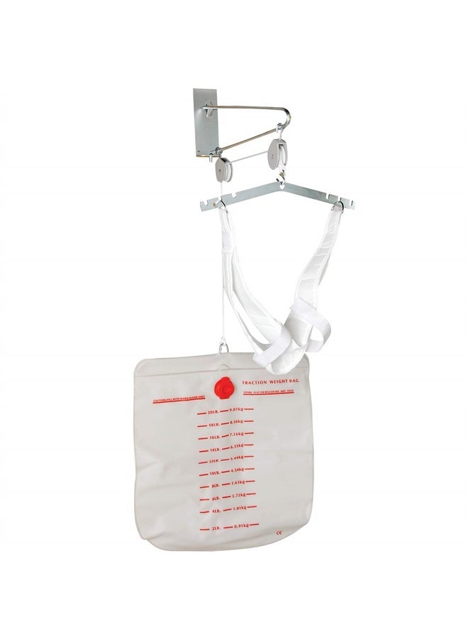 Duro-Med - DMI Over the Door Posture Corrector and Cervical Neck Traction Device for Physical Therapy, FSA HSA Eligible Neck Stretcher, Back Stretcher, Neck Pain, Migraine Relief, Back Pain or Arthritis - Image 1