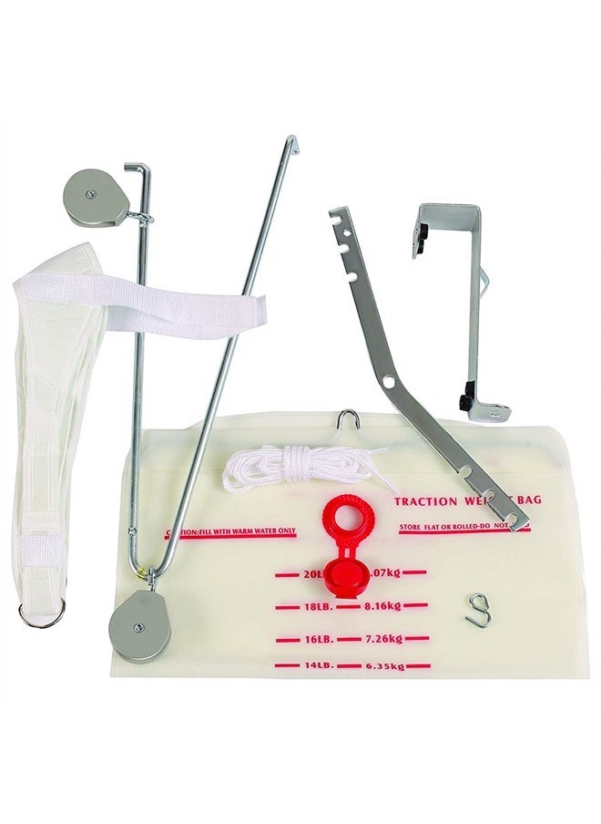 Duro-Med - DMI Over the Door Posture Corrector and Cervical Neck Traction Device for Physical Therapy, FSA HSA Eligible Neck Stretcher, Back Stretcher, Neck Pain, Migraine Relief, Back Pain or Arthritis - Image 1