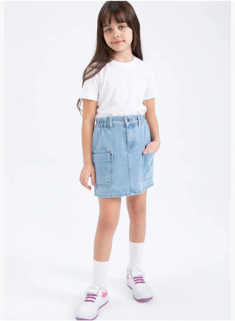 ديفاكتو Girl Denim Skirt