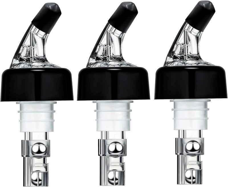 Pafusen 3 Pack Measured Liquor Pour Spout, Liquor Bottle Pourers, Measure Pour Spout for Liquor Bottles, Bottle Pourers for Alcohol, Shot Pourer Cocktail Liquor Dispenser Bar Bartending Tool -1oz/30ml - Image 1