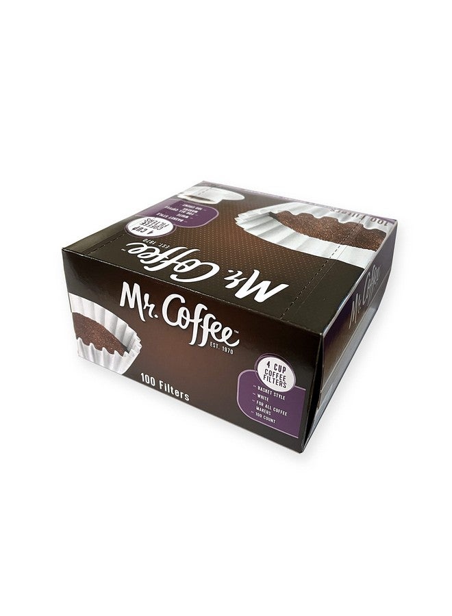 Mr. Coffee 4-Cup Coffee Filters, 100 Count (Package May Vary) - Image 1