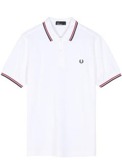 FRED PERRY Essential Logo Printed Polo Shirt  - Image 1