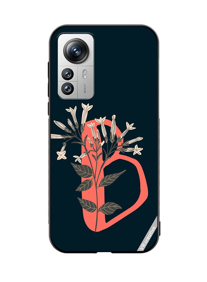 VR CREATIVE Protective Case Cover For Xiaomi 12X Alphabet B Design Multicolour - Image 1